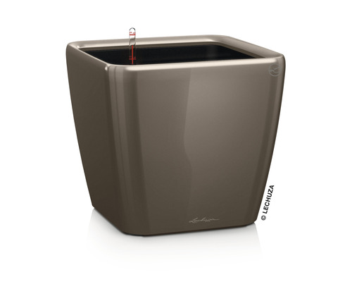 Čtvercový květináč s ukazatelem hladiny vody