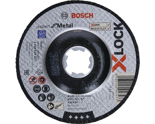 Pilový kotouč Bosch Ø125x22,23x2,5 mm Expert for Metal, X-LOCK