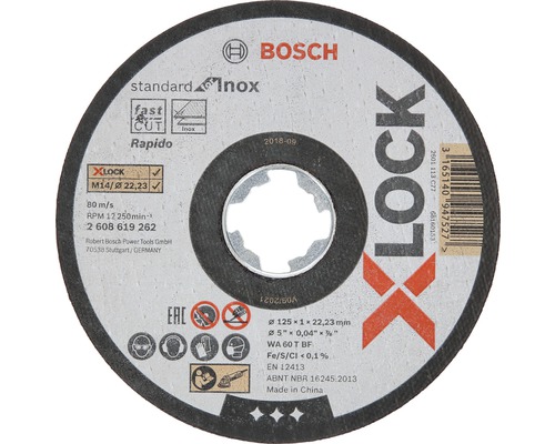 Pilový kotouč Bosch X-LOCK 125x1,0
