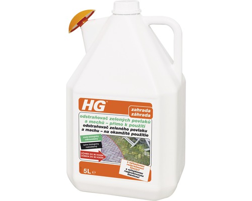 HG odstraňovač zelených povlaků a mechů 5 litrů-0