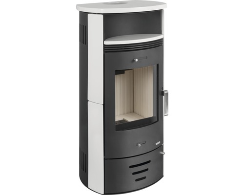 Krbová kamna s topeništěm a odkládací plochou