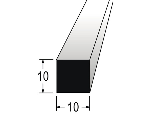 Hranolek čtvercový 10 x 10 x 900 mm dub