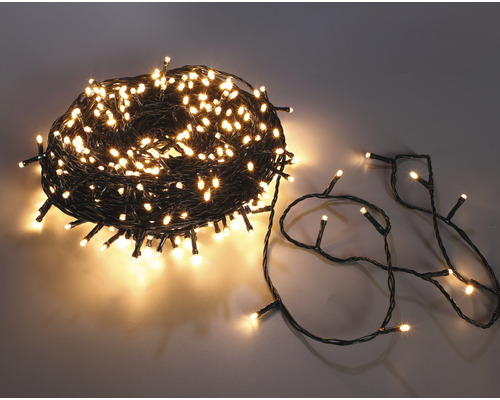 Světelný řetěz s teplými bílými LED světly