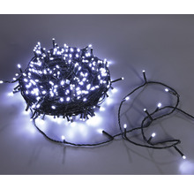 Světelný řetěz s navinutými bílými LED světly