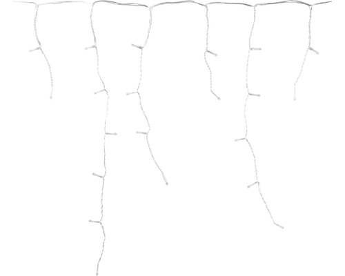 Světelný řetěz s designem rampouchů pro venkovní použití