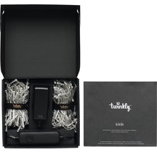 Světelný řetěz Twinkly rampouch v otevřeném balení