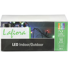 LED světelný řetěz pro vnitřní i venkovní použití, 40 LED, délka 5,85 metru