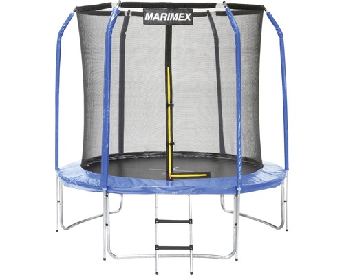 Trampolína Marimex Standard 244 cm + vnitřní ochranná síť + schůdky ZDARMA Trampolína s ochrannou sítí a žebříkem
