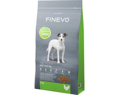 Granule pro psy Adult Dog S FINEVO kuřecí 8 kg