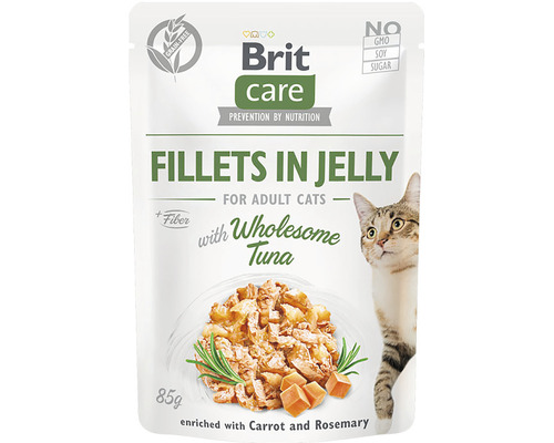 Kapsička pro kočky Brit Care Cat Pouch Wholesome Tuna in Jelly 85 g