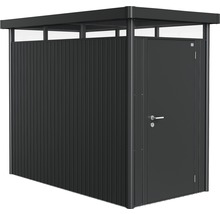 Plechový zahradní domek Biohort HighLine HS 134 x 254 cm tmavě šedý metalický
