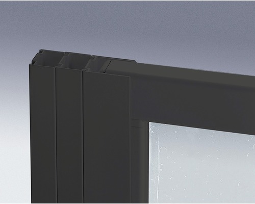 Detailní pohled na rám okna