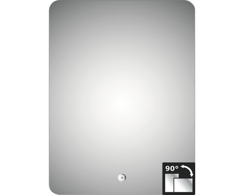 LED zrcadlo do koupelny s osvětlením DSK Silver Moon 60 x 80 cm