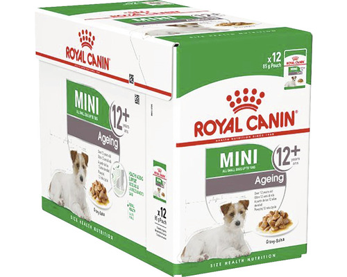 Royal Canin Mini Ageing 12 plus krmivo pro psy, balení 12 krát 85 gramů