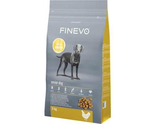 Granule pro psy FINEVO Senior Dog kuřecí 3 kg
