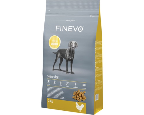 Granule pro psy FINEVO Senior Dog kuřecí 3 kg Granule pro psy FINEVO Senior Dog kuřecí 3 kg