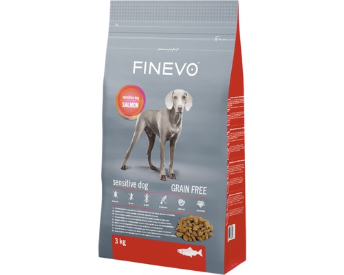 Granule pro psy FINEVO Sensitive Dog losos bez obilovin 3 kg Granule pro psy FINEVO Sensitive Dog losos bez obilovin 3 kg
