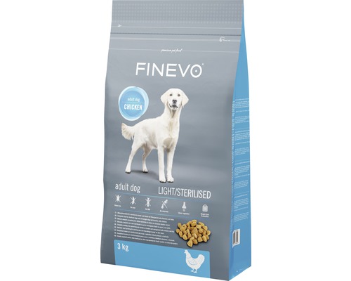 Granule pro psy FINEVO Sterilised Dog kuřecí 3 kg-0