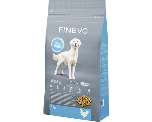 Granule pro psy FINEVO Sterilised Dog kuřecí 3 kg Granule pro psy FINEVO Sterilised Dog kuřecí 3 kg