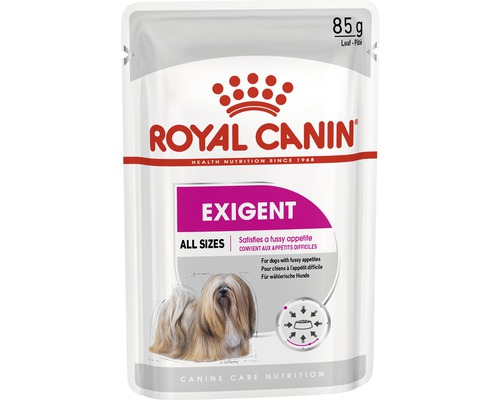 Kapsička pro psy ROYAL CANIN CCN Exigent Loaf 85 g Royal Canin Exigent krmivo pro psy pro vybíravé psy, 85 gramové balení