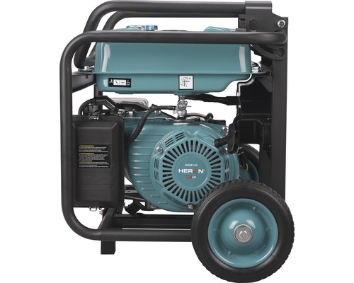 Elektrocentrála s rámem a koly