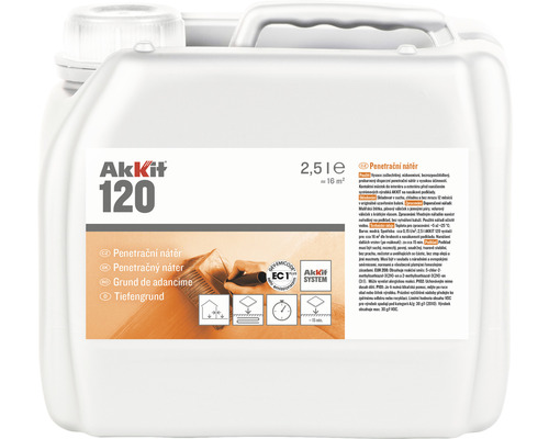 Penetrační nátěr AKKIT 120 2,5 l Penetrační nátěr AKKIT 120 2,5 l