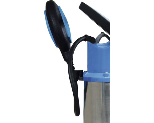 Detail ponorného čerpadla s kabelem a rukojetí