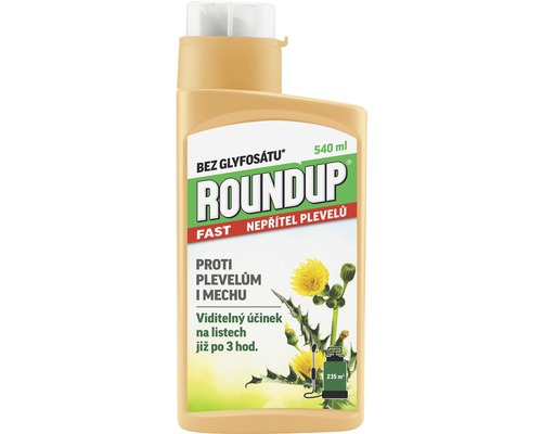 Roundup přípravek na hubení plevele bez glyfosátu, 540 mililitrů