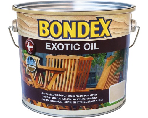 Olej na dřevo BONDEX Exotic oil 2,5l bezbarvý