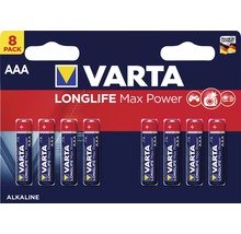 Alkalická baterie VARTA Longlife Max Power AAA 1,5V 8ks-thumb-0