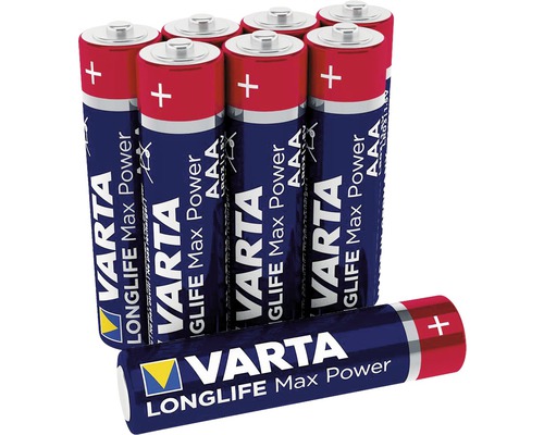 Několik baterií Varta Longlife Max Power AAA