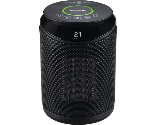 Černé topidlo s digitálním displejem