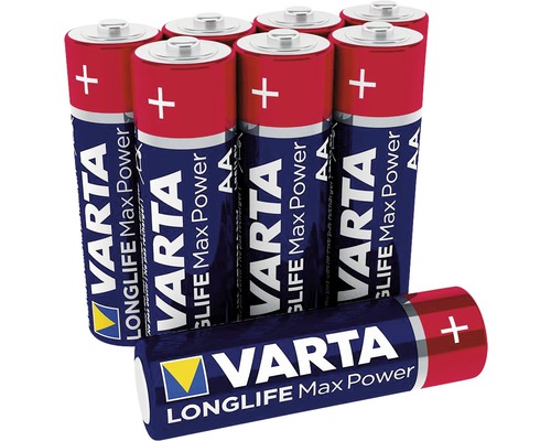 Několik baterií Varta Longlife Max Power AA