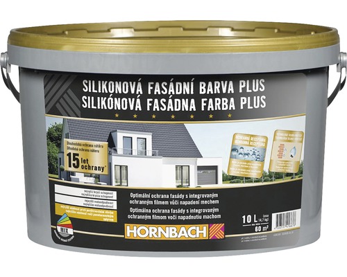 Fasádní barva Hornbach Plus silikonová 10 l