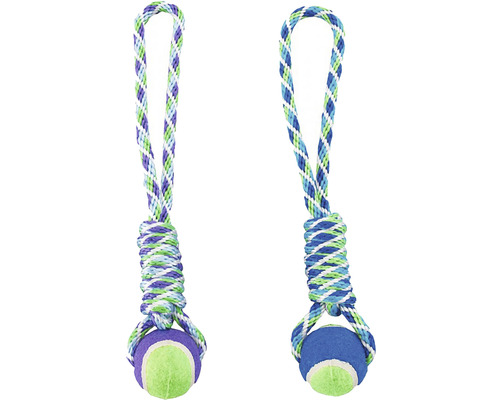 Hračka pro psy Gimborn tenisák na laně 40 cm, různé barvy