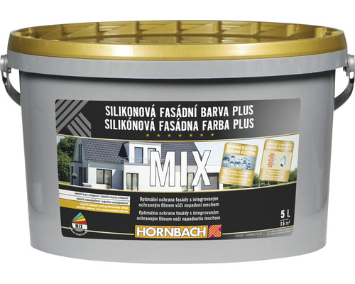 HORNBACH MIX Silikonová fasádní barva Plus 5l báze C k namíchání-0