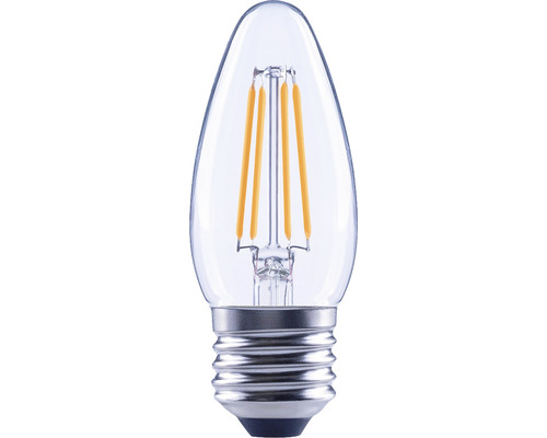 LED žárovka FLAIR C35 E27 2,2W/25W 250lm 2700K čírá stmívatelná