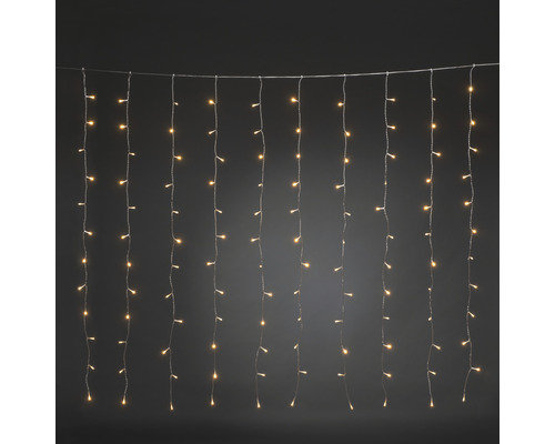 Světelný závěs Konstsmide 140 x 120 cm 120 LED, jantarové světlo