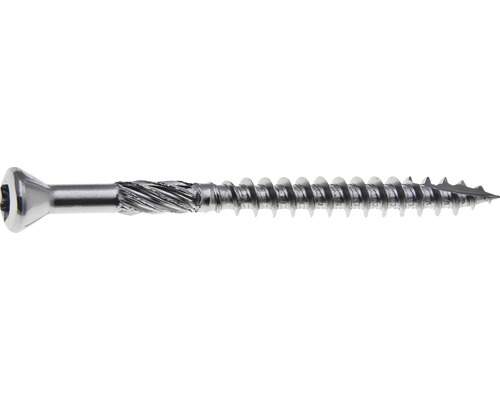 Vrut terasový ZH TORX 5,0x80, nerezový, 100 ks Vruty do dřeva se zápustnou hlavou a částečným závitem