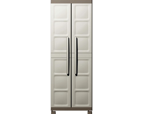 Víceúčelová plastová skříň se čtyřmi dveřmi a madly