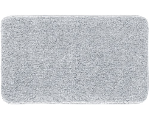 Předložka do koupelny Grund Melange šedostříbrná 50x110 cm