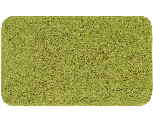 Předložka do koupelny Grund Melange kiwi zelená 50x110 cm