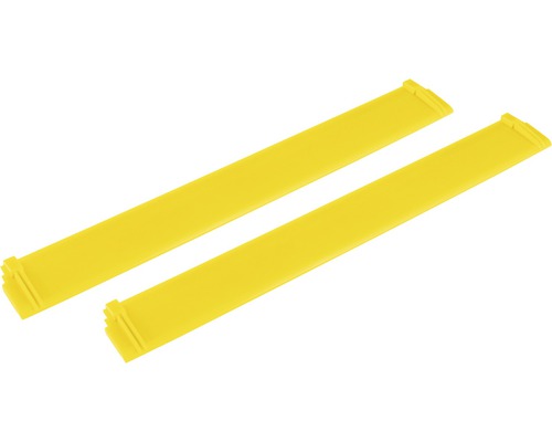 Dva žluté gumové pásky pro stěrky