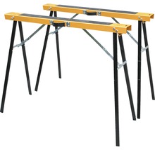 Dva kovové kozové stoly pro dílnu a staveniště