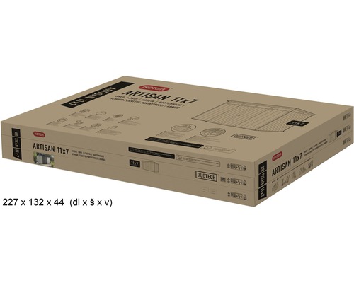 Balicí karton Keter Zahradní domek Artisan 11x7