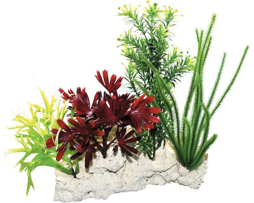 Akvarijní rostlina, umělá Sydeco Maxi Rocky Coast 28 cm