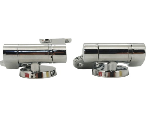 Dva držáky toaletního papíru z kovu