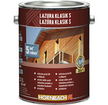 Lazura na dřevo Hornbach Klasik S palisandr 2,5 l-thumb-0