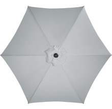 Šestiúhelníkový slunečník ze spodní strany