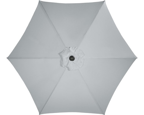 Šestiúhelníkový slunečník ze spodní strany